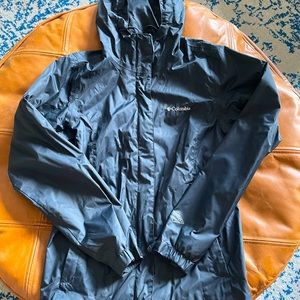 Women’s Columbia rain jacket - medium - black
